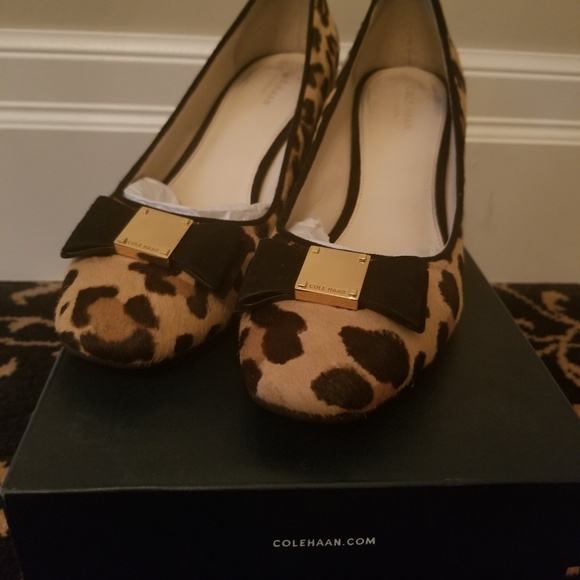 Cole Haan Tali Bow Calf Skin Pumps - Picture 3 of 3